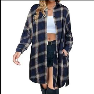 BLong Flannel Shirt